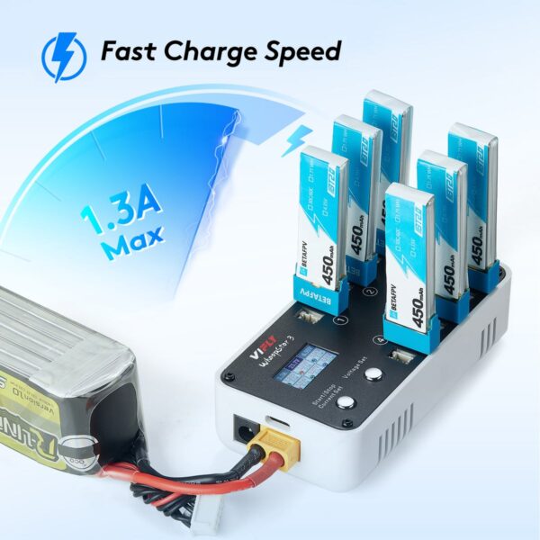 VIFLY WhoopStor V3 6 Ports 1S Storage Charger Discharger - Image 5