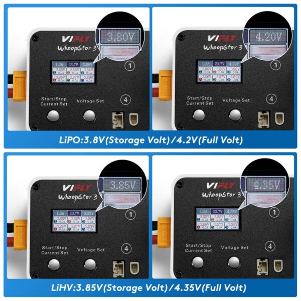 VIFLY WhoopStor V3 6 Ports 1S Storage Charger Discharger - Image 3