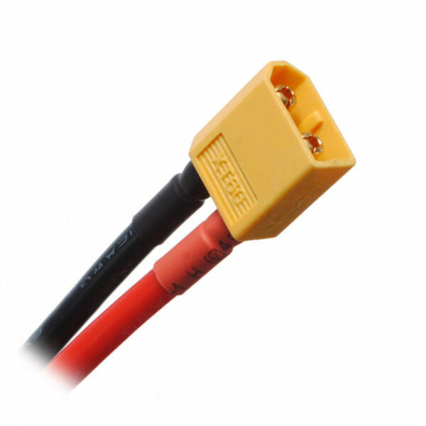 Amass Male XT60 15cm Silicone Wire Pigtail (12AWG/14AWG)