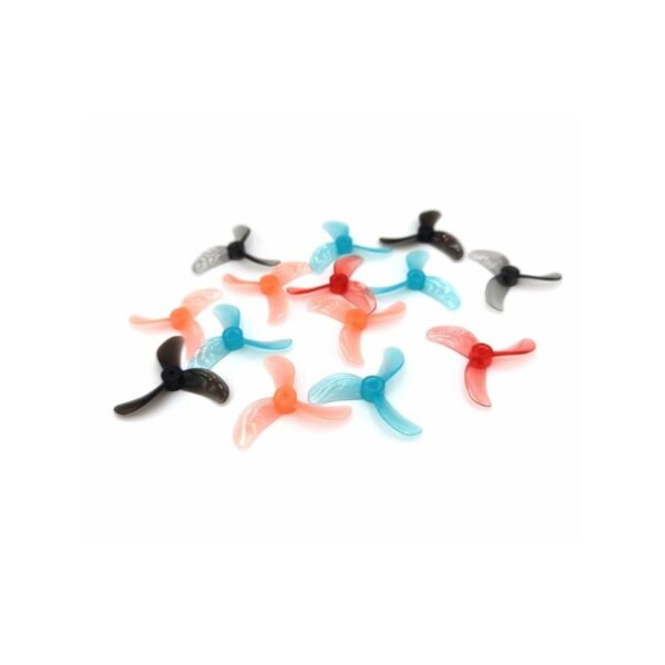 Gemfan 40mm 1608 3-blade Propeller 1.0mm Set of 8 (3 Colours)