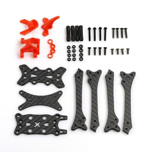 Foxeer 5" Caesar Racing Drone Frame T700 Fluro Green - Image 2