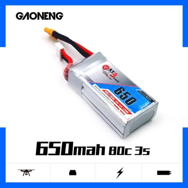 GNB Battery 11.1V 80C 650mAh 3S - Image 2