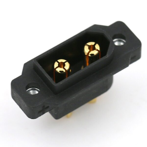 Amass XT60EW-M Black Panel Mount - Image 2