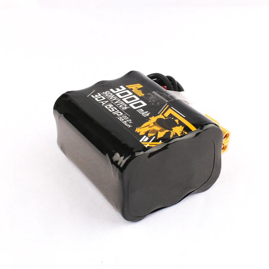 Auline 6S 18650 battery lying flat