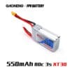 GNB Battery 11.1V 550mAh 3S - Image 2