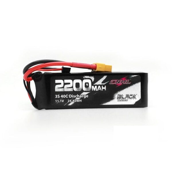CNHL Black Series 2200mAh 11.1V 3S 40C Lipo Battery