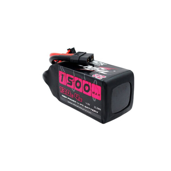 CNHL Black Series 1500mAh 14.8V 4S 130C Lipo Battery with XT60 Plug - 3