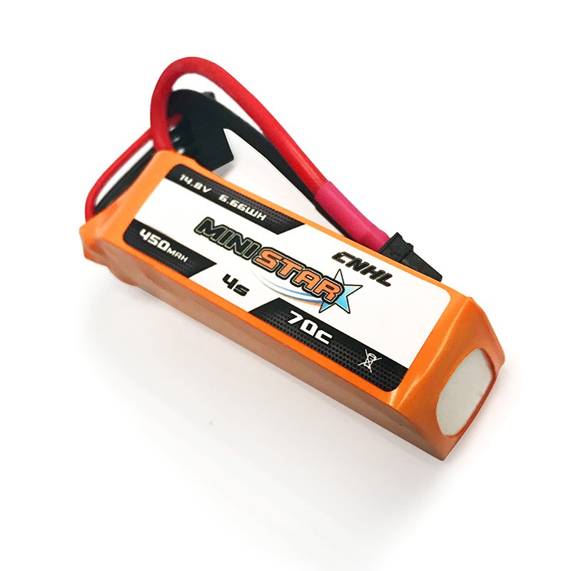CNHL MiniStar 450mAh 14.8V 4S 70C Lipo Battery KiwiQuads