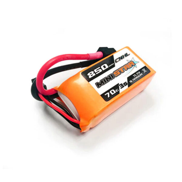 CNHL MiniStar 850mAh 11.1V 3S 70C Lipo Battery (XT60) - detail