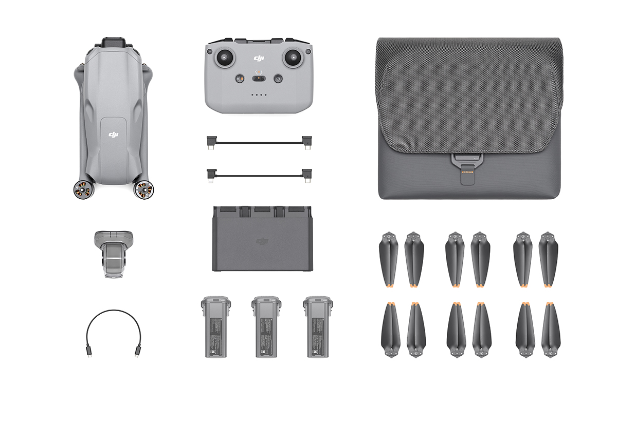 DJI Air 3 Fly More Combo DJI RC N2 KiwiQuads