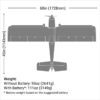 E-Flite Super Timber 1.7m BNF Basic with AS3X and SAFE Select - 2