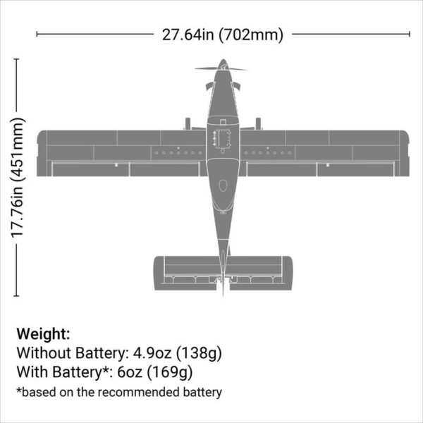 E-Flite UMX Air Tractor BNF Basic with AS3X and SAFE Select - 2