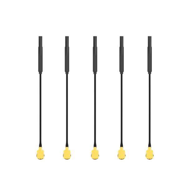 Flywoo 5.8G Light 5.8G 3dBi Brass Antenna UFL for VTX (5PCS) (2 Lengths) - 80mm