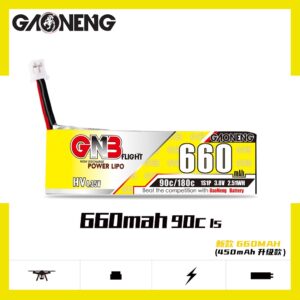 GNB 1S 660mah battery for tinyhawk3+