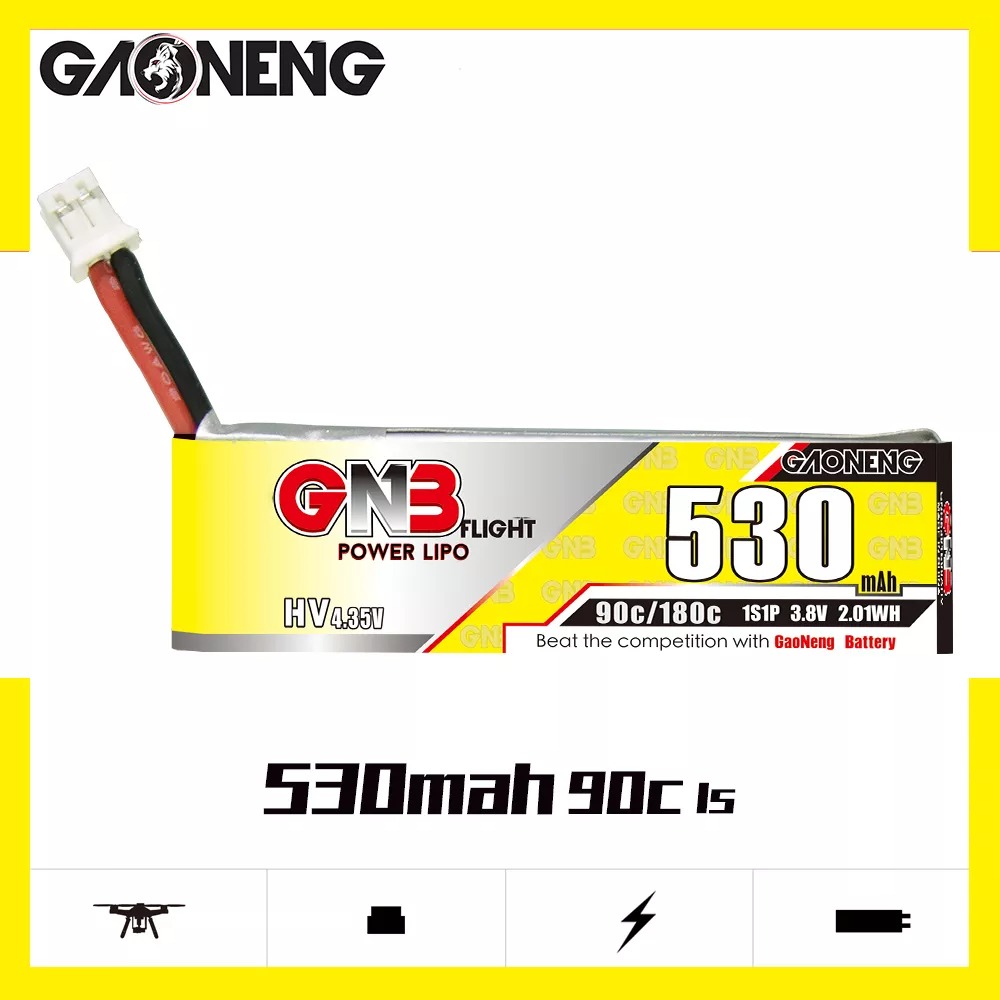 Summary image 1S lipo GNB 530mah