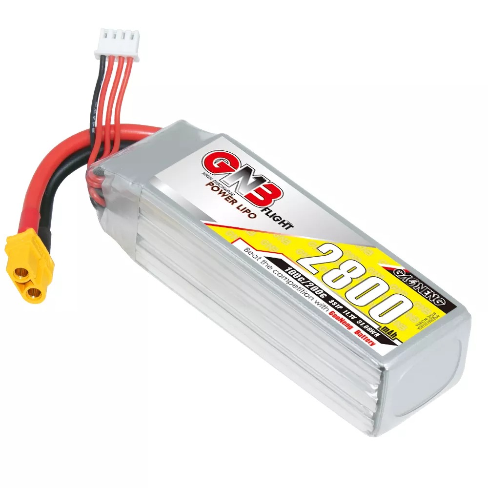 GNB 3s 2800mAh Lipo Battery 100C lying down