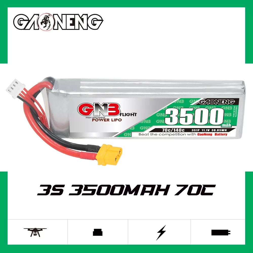 GNB 3S 3500mah lipo battery summary