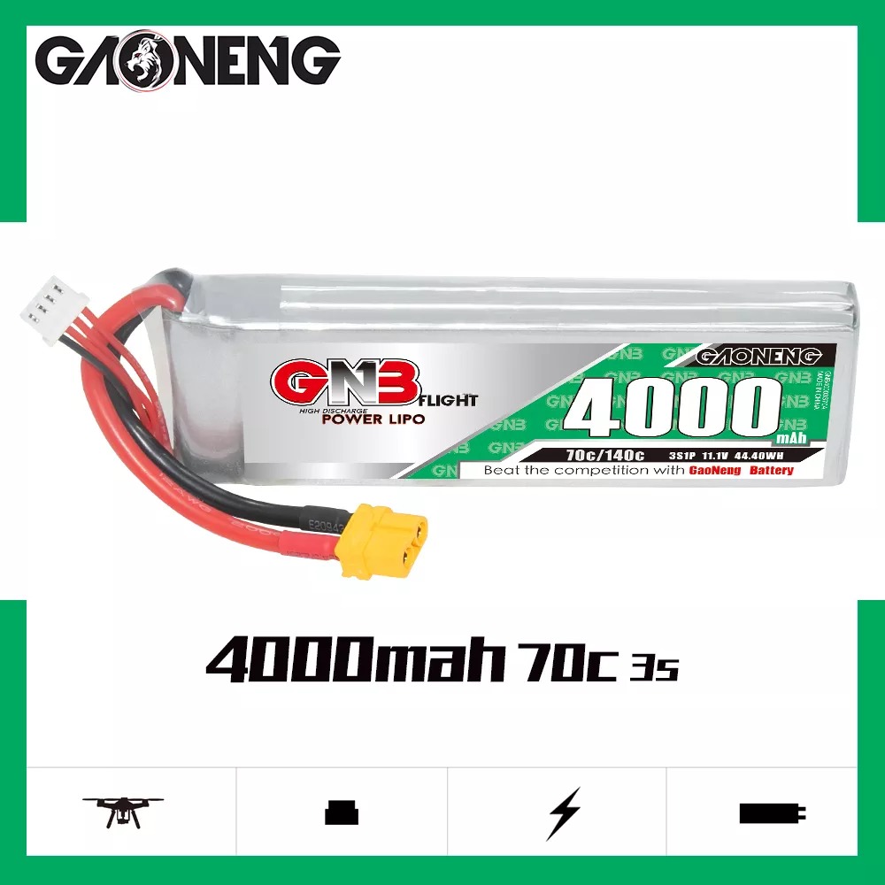 GNB Lipo battery summary for 3S 4000mah