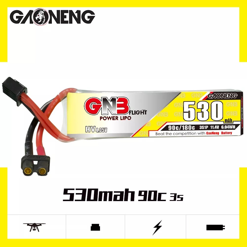 GNB 3S lipo battery 530mah main summary