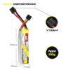 GNB LiPo Battery 7.6V 90C 530mAh 2S HV - Image 3