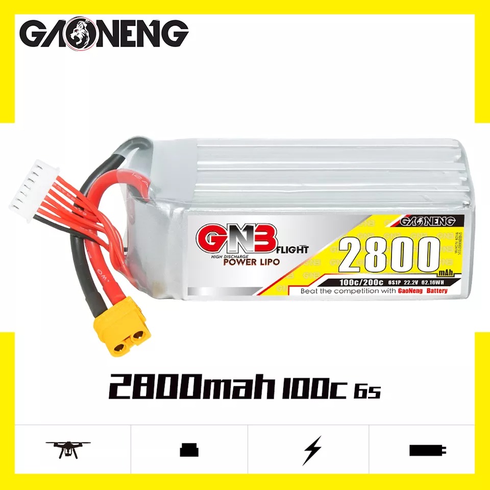 GNB 6S 2800mah 100C