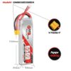 GNB Battery 11.1V 110C 6500mAh 3S HV_info