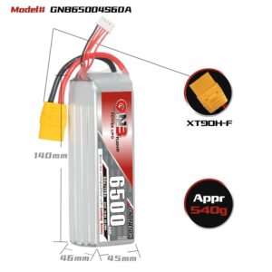 GNB Battery 14.8V 60C 6500mAh 4S