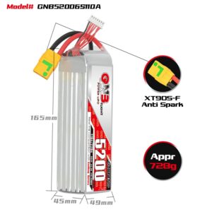 GNB Battery 22.2V 110C 5200mAh 6S - 2