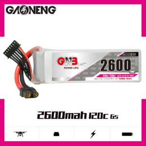 Product image for GNB Battery 22.2V 120C 2600mAh 6S