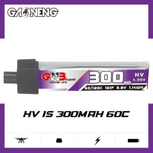 Product image of GNB Battery 3.8V 60C 300mAh 1S HV A30 Head Connector