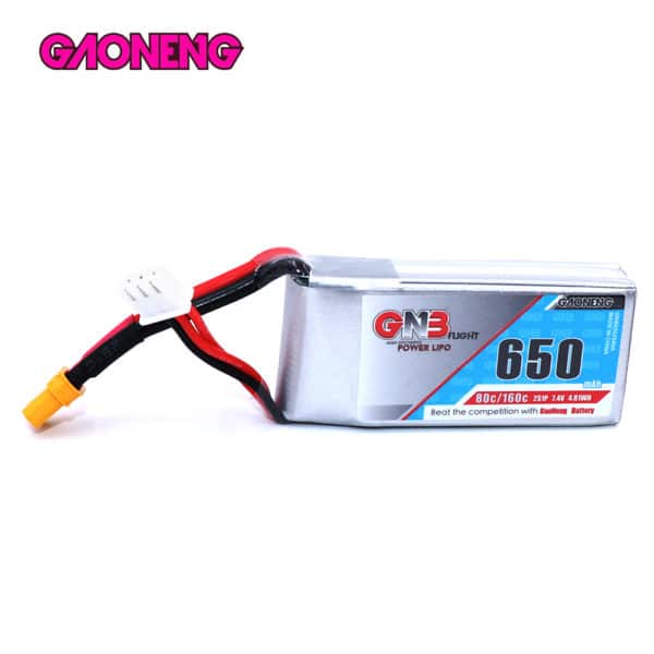 GNB Battery 7.4V 80C 650mAh 2S