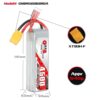 GNB Battery 22.2V 110C 4500mAh 6S - Image 3