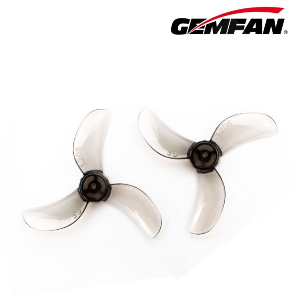 Gemfan 1209-3 31mm 3-Blade Propeller 0.8mm Shaft (2 Colours) - Image 3