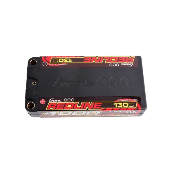 Gens Ace 4000mAh 2S 130C 7.6V HardCase HV Redline