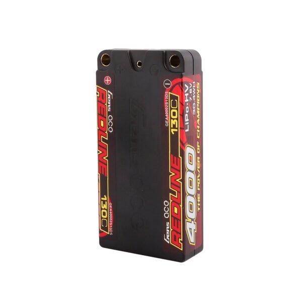 Gens Ace 4000mAh 2S 130C 7.6V HardCase HV Redline - 4