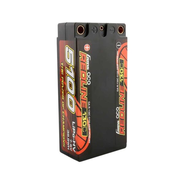 Gens Ace 5100mAh 2S2P 130C 7.6V HardCase HV Redline 2
