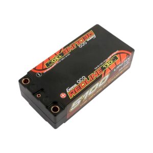 Gens Ace 5100mAh 2S2P 130C 7.6V HardCase HV Redline - 3