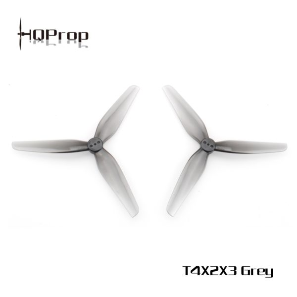 HQProp T4x2x3 Propeller (Set of 4 - Grey) - Image 3