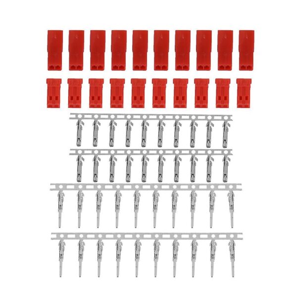Bulk 10-Pack of JST Connector Plug Male/Female Pairs