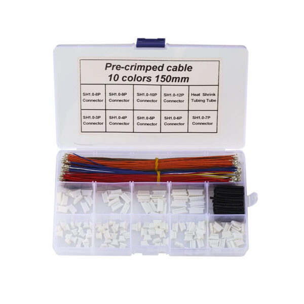 JST SH1.0 Connector Kit - Pre-Crimped Cable and Connectors