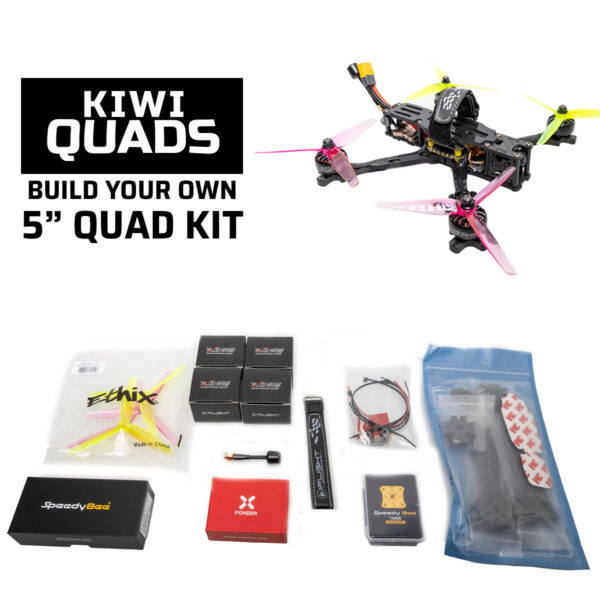 KiwiQuads Source One 5" Racing Drone Bundle Build Kit (Analog)