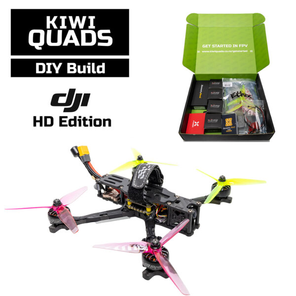 KiwiQuads Source One 5" Racing Drone Build Kit - DJI HD Edition