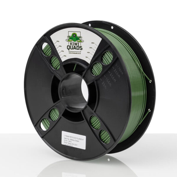 KiwiQuads PETG Filament 1kg - Military Green