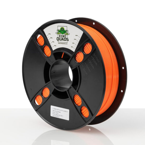 KiwiQuads PETG Filament 1kg - Orange