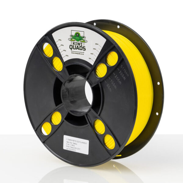 KiwiQuads PETG Filament 1kg - Yellow