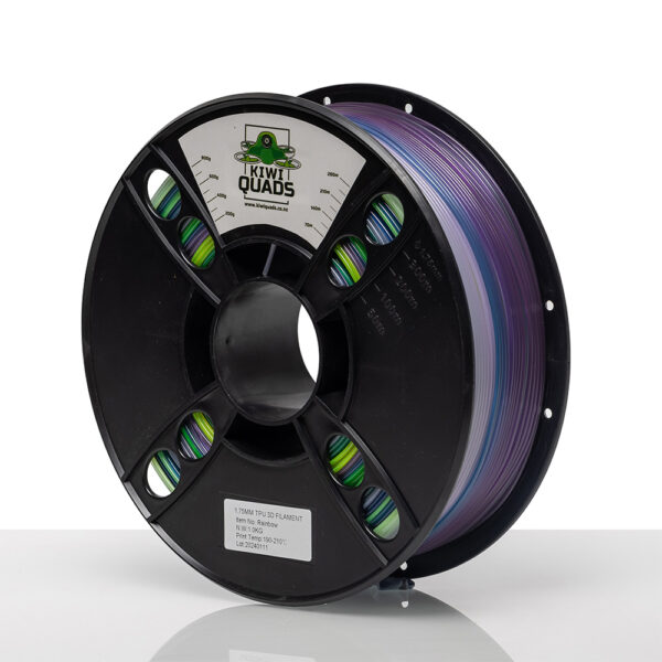 KiwiQuads TPU Filament 1kg – Rainbow - 1