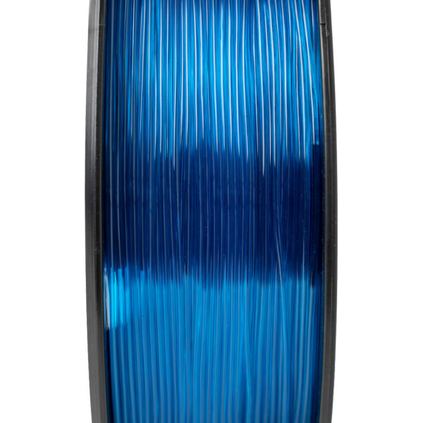 KiwiQuads TPU Filament 1kg - Transparent Blue - Image 2
