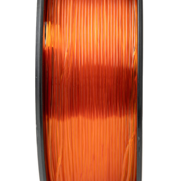 KiwiQuads TPU Filament 1kg - Transparent Orange - Image 2