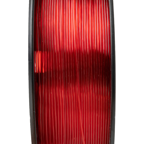 KiwiQuads TPU Filament 1kg - Transparent Red - Image 2