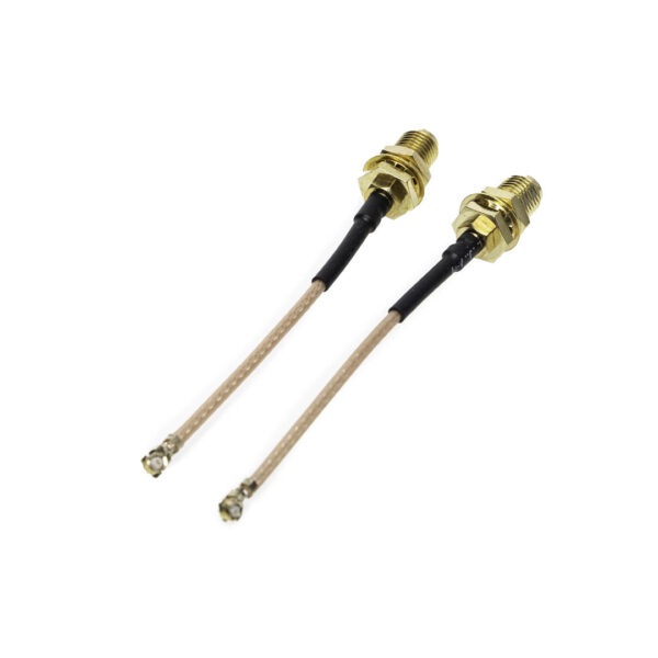 RP-SMA Female to uFL Antenna Pigtail 2-Pack (60mm/120mm)